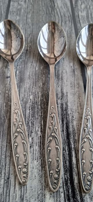 Мельхіорові чайні ложки. Вінтаж.