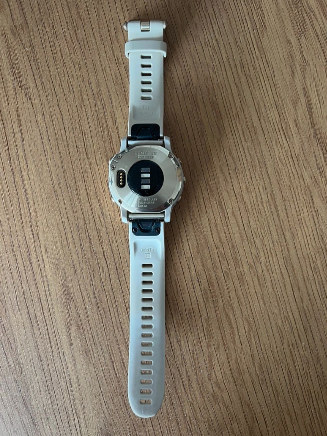 Garmin Fenix 6S Pro Solar – Beige/Dourado – Excelente Estado