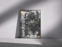 Plakat obraz w ramce Malik montana import/export