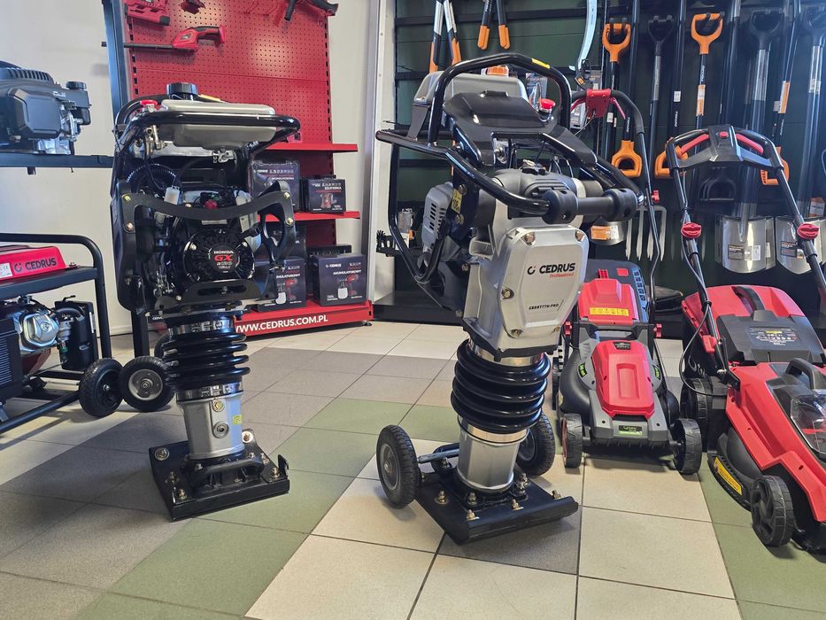 Stopa wibracyjna Cedrus CEDST77H-PRO silnik Honda GXR120 Marcinkowscy