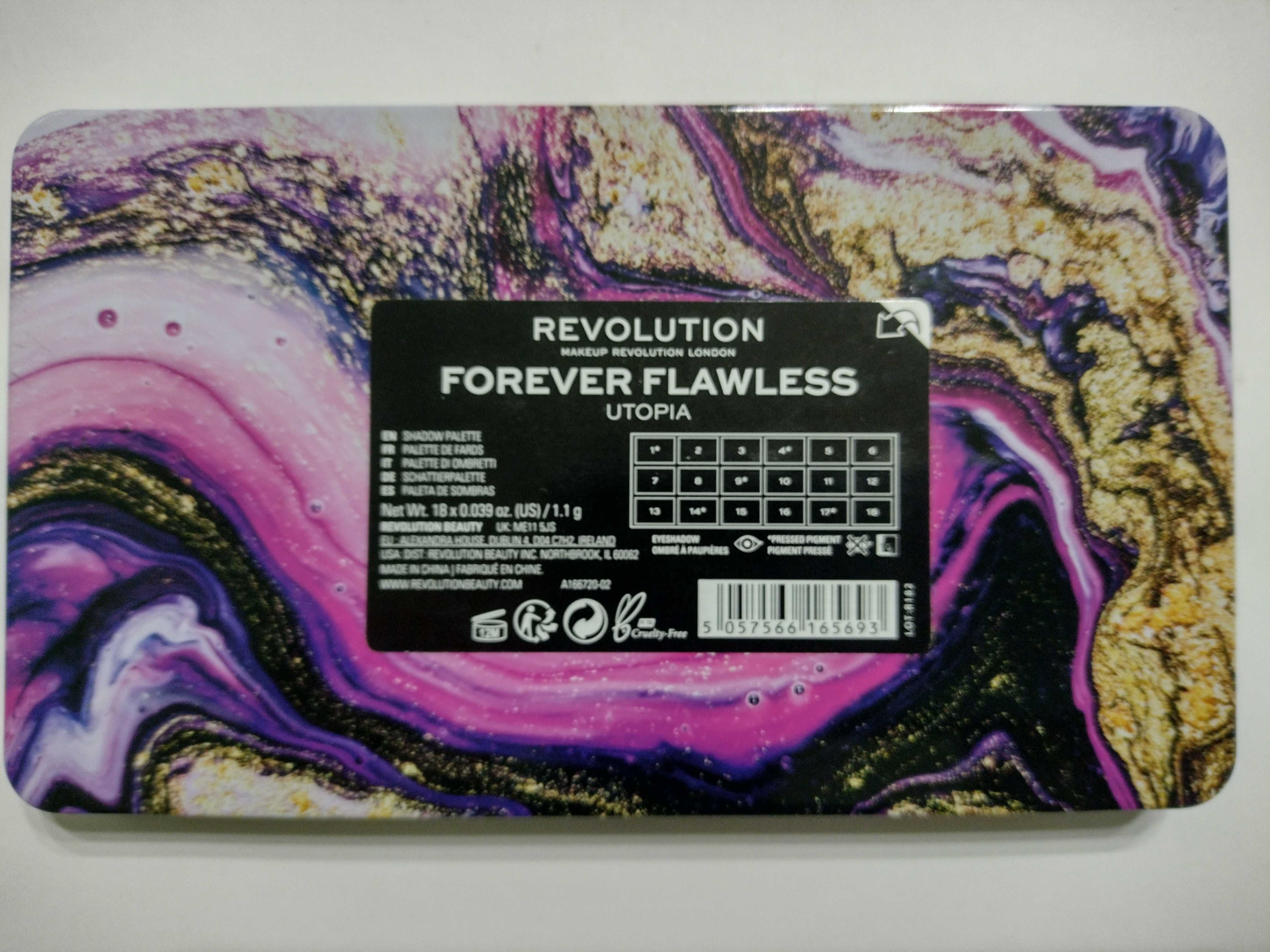 Paleta cieni do powiek Makeup Revolution Forever Flawless Utopia