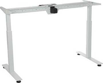 Stelaż elektryczny do biurka, regulacja wysokości, biały kolor
