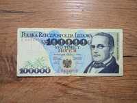 Banknot PRL  100000  zł 1990   - Z -