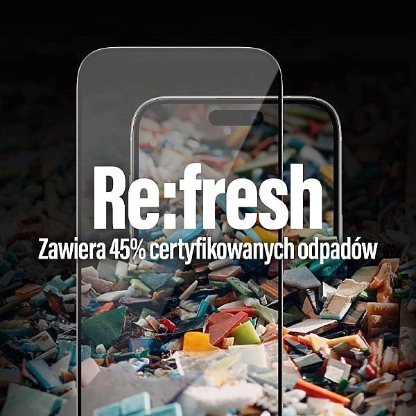 Szkło PanzerGlass Re:fresh Glass na iPhone 15 Plus z pozycjonerem