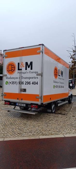 Mudanças e Transportes em Portugal e Europa. Orçamento imediato!!