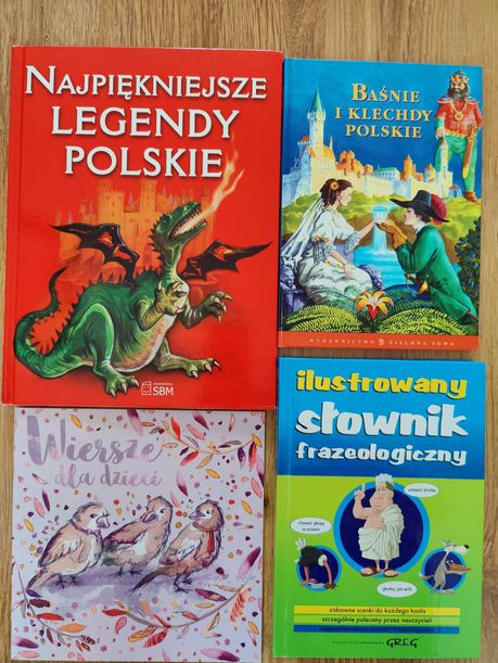 Legendy, Baśnie, wiersze, słownik frazeologiczny