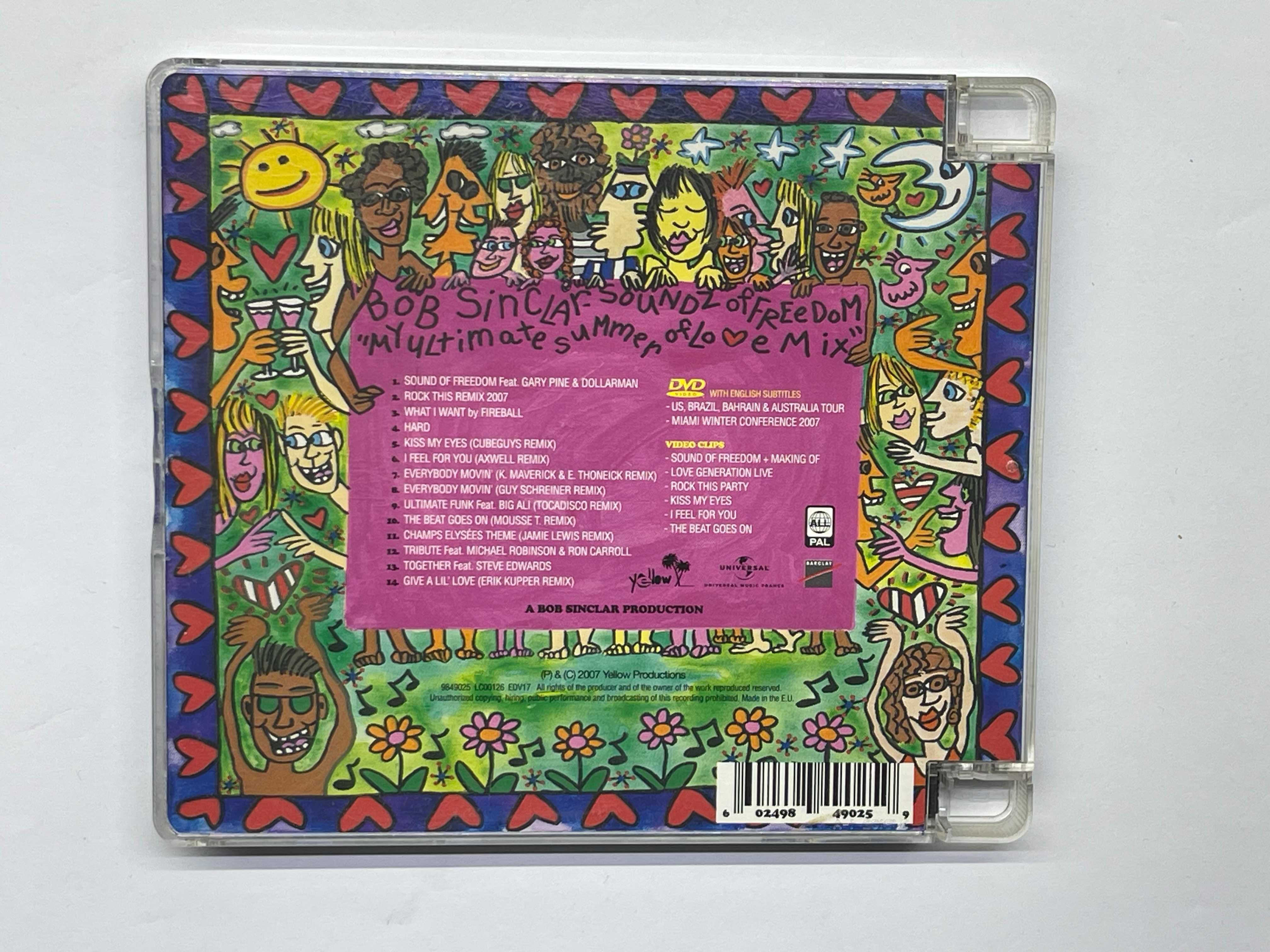 Płyta CD+DVD: Bob Sinclar – Soundz of Freedom (2007)