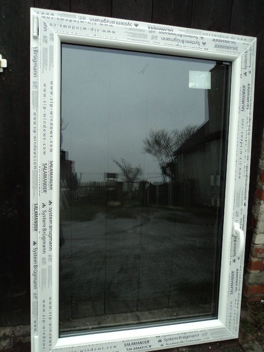 Okna pcv nowe sz100x140wys Brugmann 7-komor - 10szt