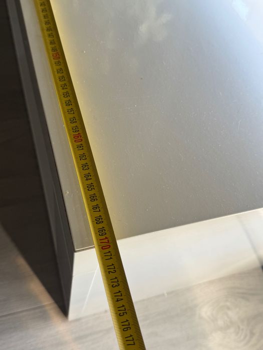 URGENTE - Móvel de TV 1,70 com luz led lacado branco