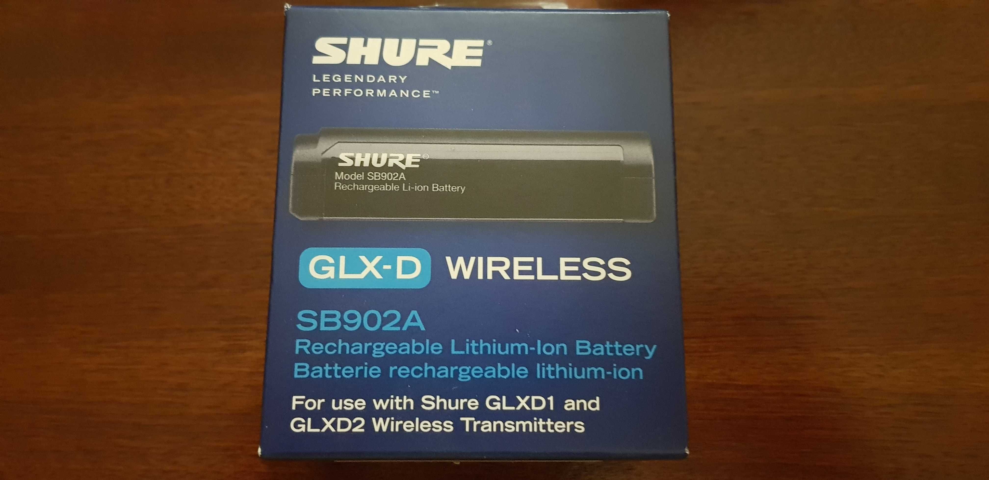 Bateria Shure SB902A para GLXD1 e GLXD2