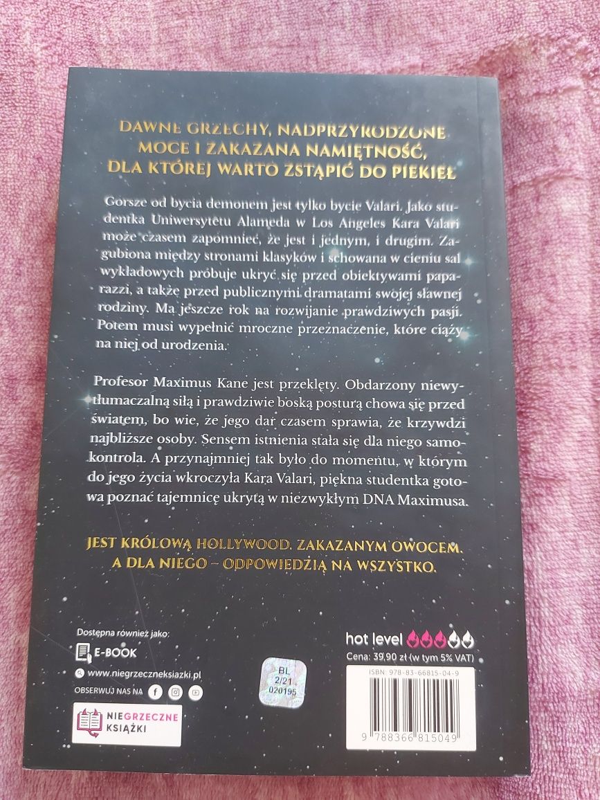 Namiętna książka, Krew Zeusa, Meredith Wild Angel Payne