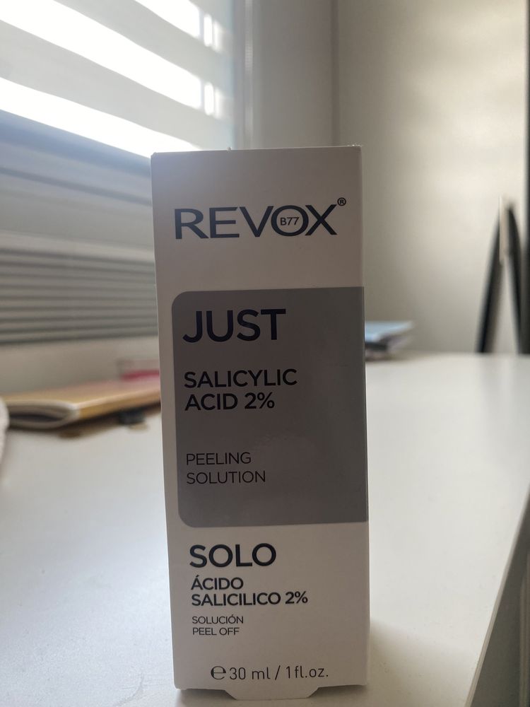 Revox Just. Salicylic acid 2% peeling solution