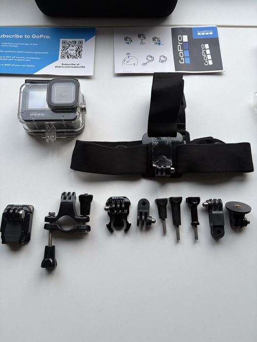 GoPro 9 Hero Black + Acessórios