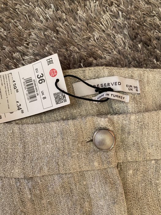 Штани класичні жіночі, прямі брюки бежеві, галіфе, Reserved