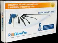 Pistolet do powietrza z wymiennymi dyszami RQBlowPro B1-GXBox