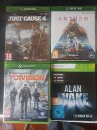 4 Jogos Xbox One-Séries X - Just Cause 4, Division, Anthem, Alan Wake