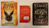 Conjunto de livros universo Harry Potter (inglês e português)