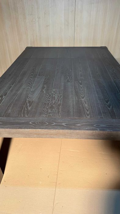 Stół z litego drewna dębowego, rozkładany 140x160/210cm