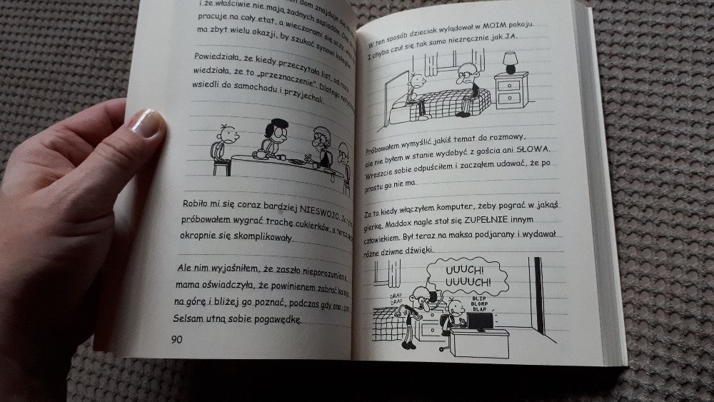 "DZIENNIK CWANIACZKA. Ryzyk-fizyk" Jeff Kinney
