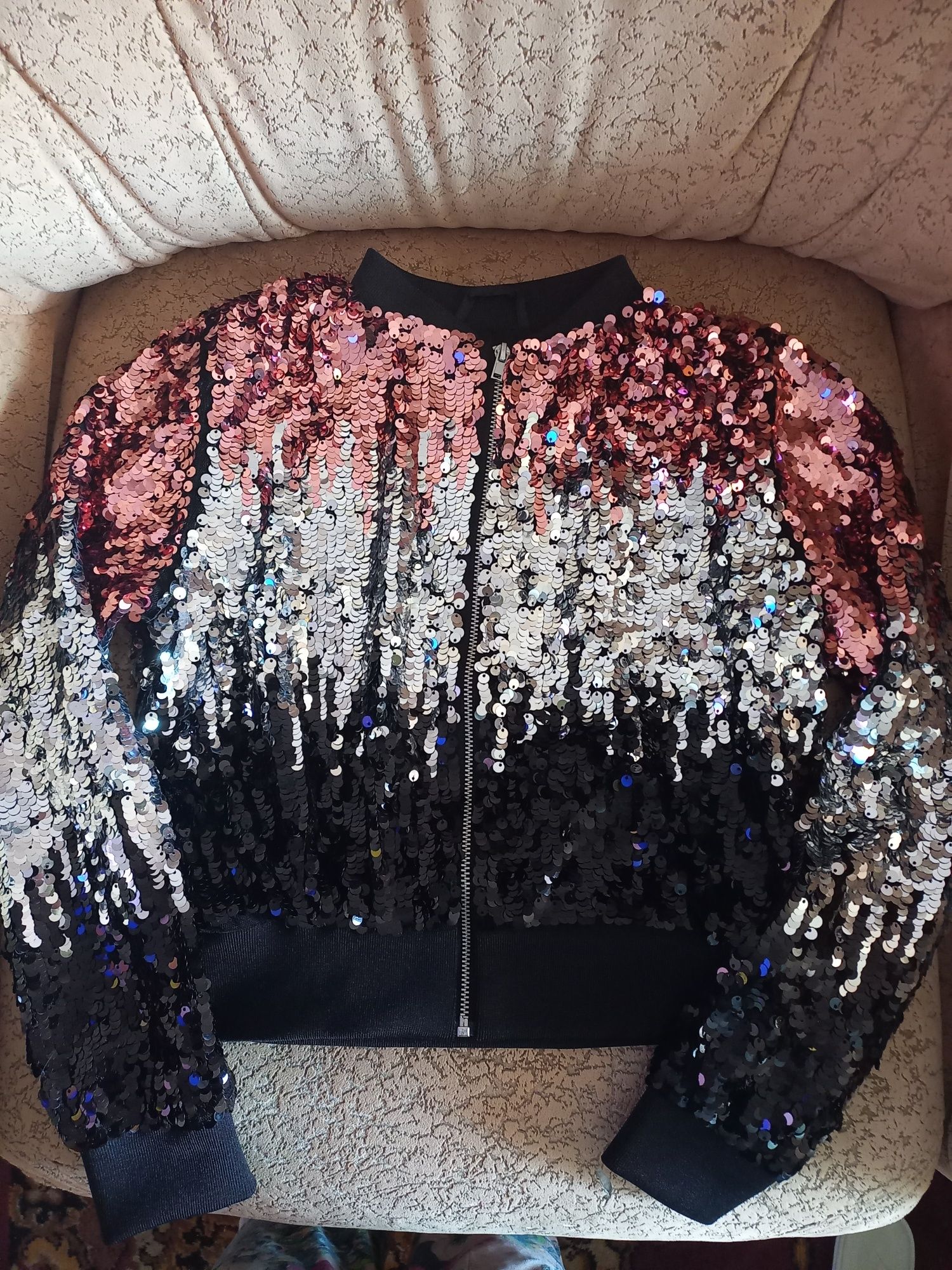 Бомбер, кофта на молнии, H&M