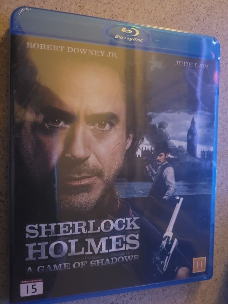 Blu-Ray Sherlock Holmes Gra cieni 2011 Village Lektor PL /folia