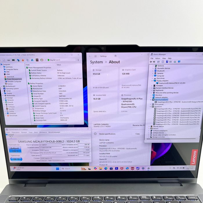 Сенсорний Lenovo IdeaPad 5 14Q8X9 OLED 2в1 16GB RAM 1TB SSD ГАРАНТІЯ