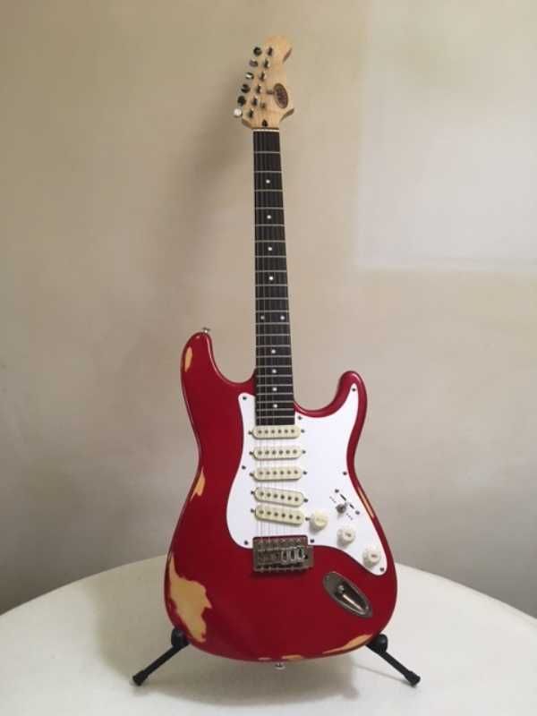 Guitarra stratocaster nova JMS strat SSS-HSH relic
