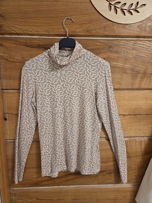 Beżowy golf bluzka mohito s