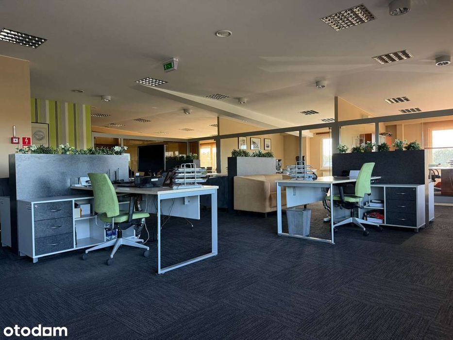 Wynajmę biuro 300m2 z magazynem 500/1000m2 + hala namiotowa 1000m2