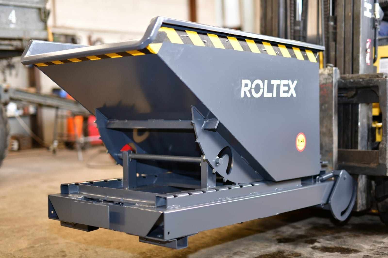 Kontener samowyładowczy / Kontener metalowy / Kontener wysypowy 350L