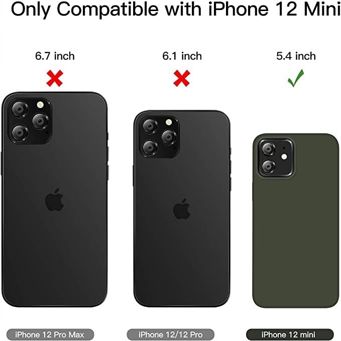 Etui Z Płynnego Silikonu Do Iphone'a 12 Mini