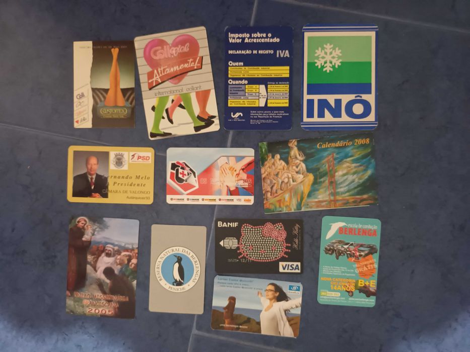 Conjunto 12 calendários de bolso 1