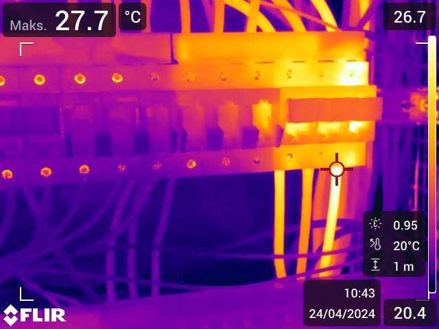 Badanie termowizyjnę / termografia/ Termowizja