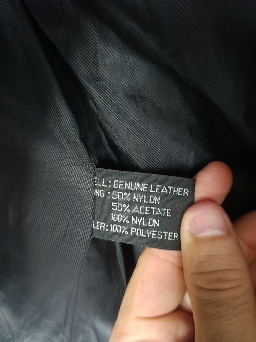 Skórzana damska miękka kurtka Hugo Boss XXL