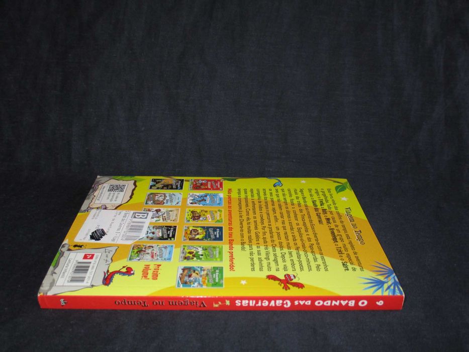 Livro O Bando das Cavernas Viagem no Tempo