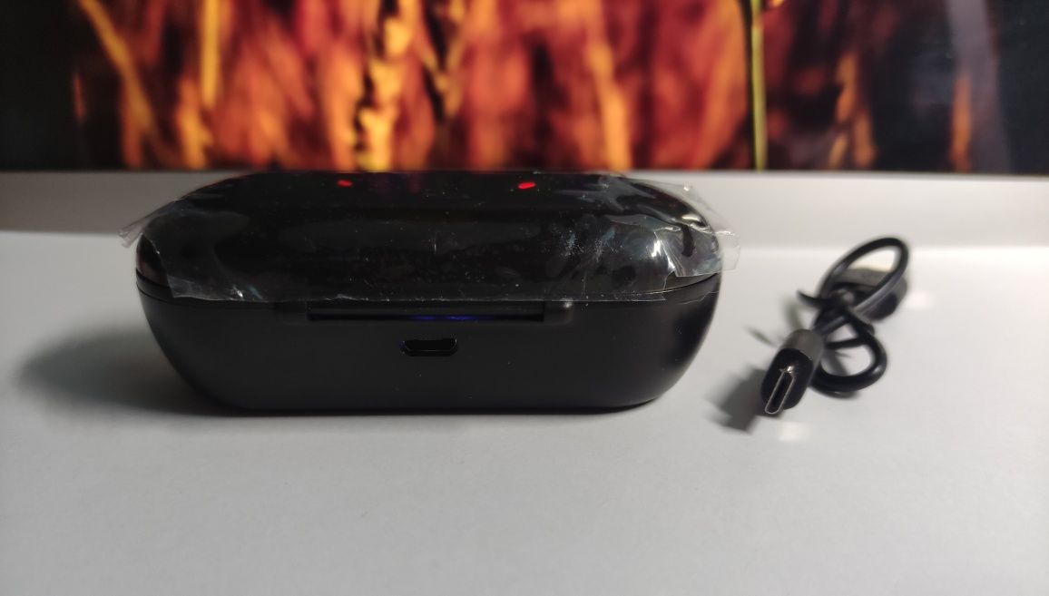 Słuchawki bluetooth, bezprzewodowe z zaczepami, do biegania.USZKODZONE