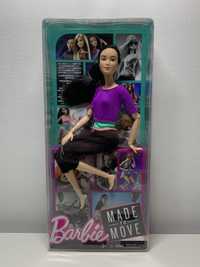 NFRB Lalka Barbie Made to Move Purple/Fioletowy Top Kayla/Lea facemold
