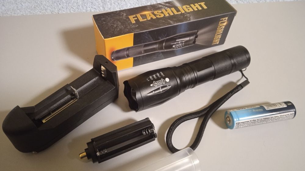 Ліхтарик, фонарик на акумулятор чи батарейки