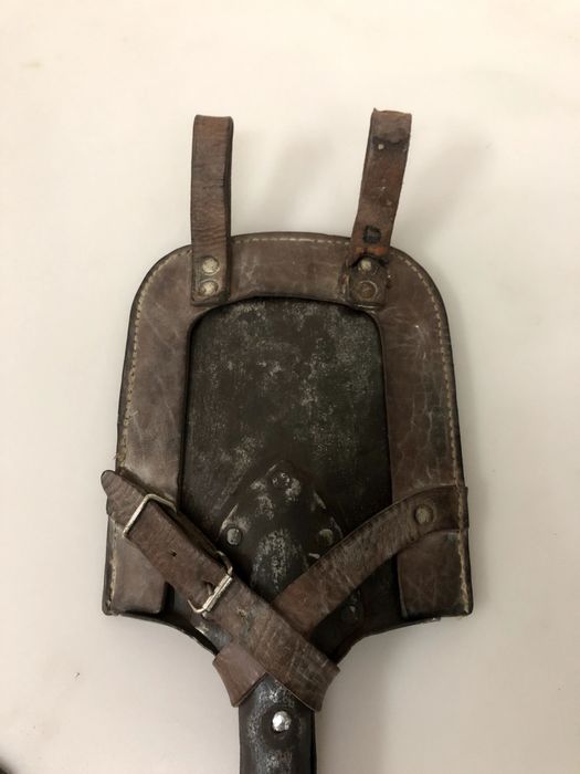 Лопата саперная пехотная малая Вермахт Германия 2я мировая клеймо волк