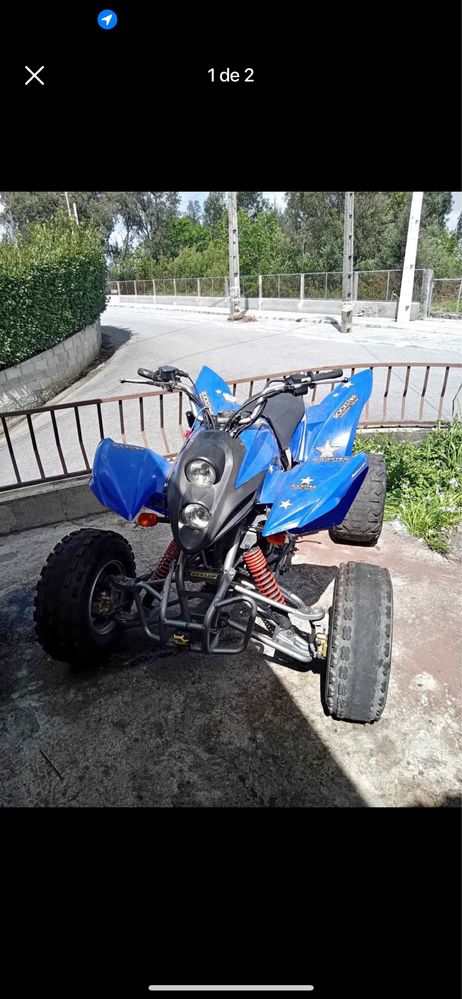 MOTO 4 (COM MOTOR DUMA FAZER 600 4 CILINDROS)