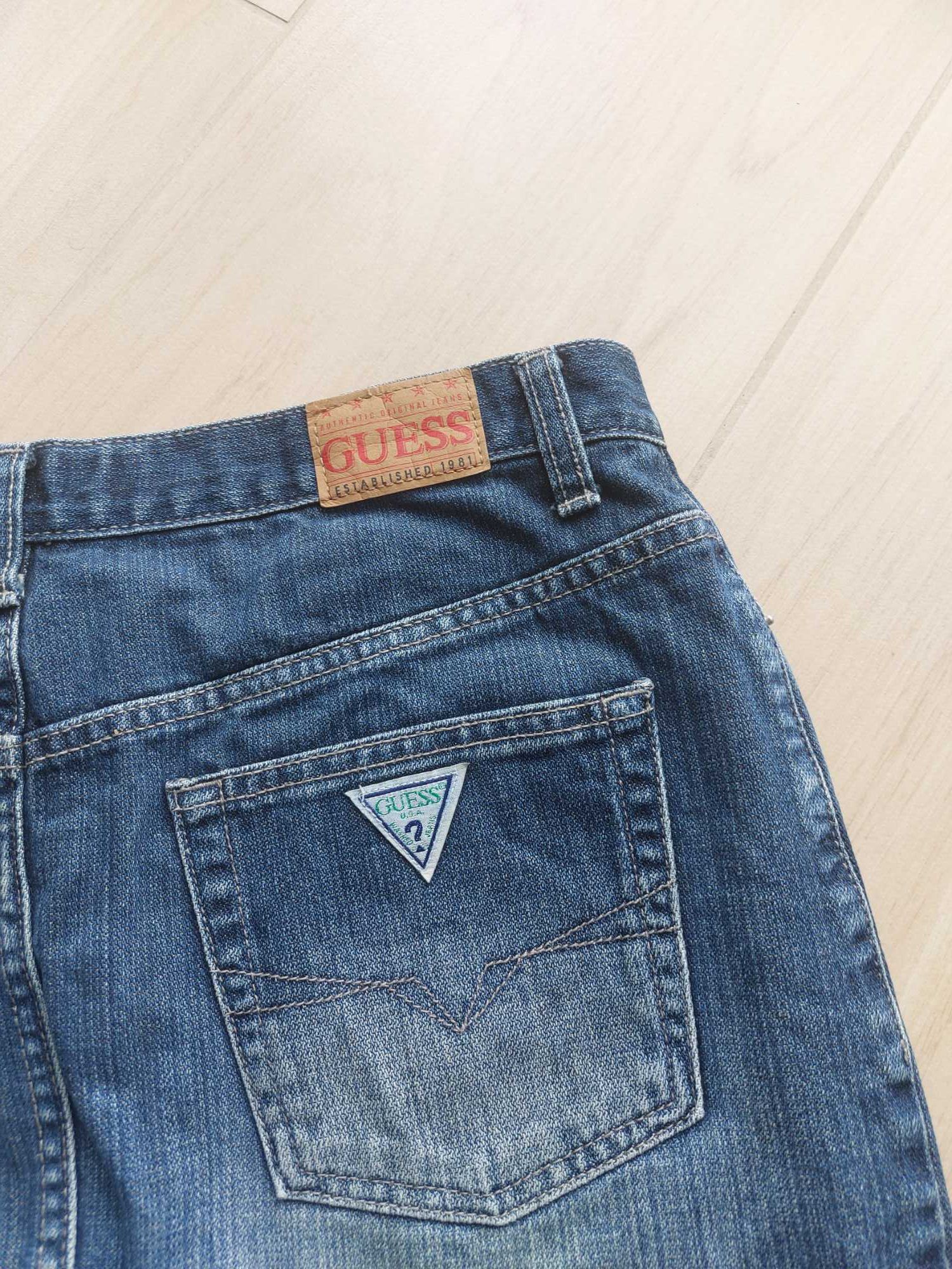 Spódnica jeansowa guess r. 38 vintage