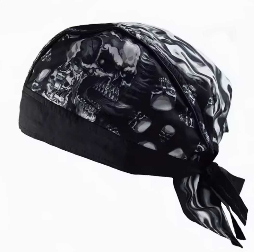 Bandana chusta na głowe dla motocyklisty