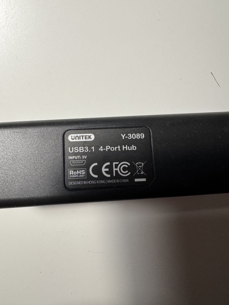Unitek hub USB 3.1 4xUSB-A