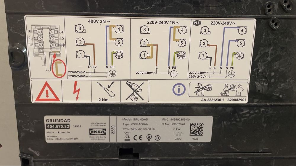 Placa indução  IKEA