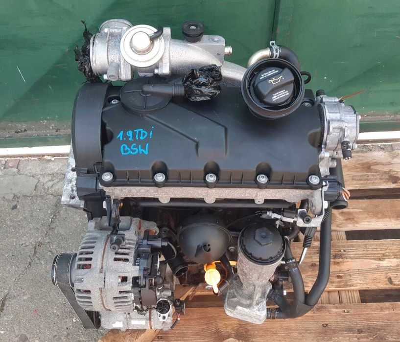 Двигатель Skoda Fabia 2 1.9 Tdi Bsw Двигун Roomster Мотор Bls Bxe Bkc