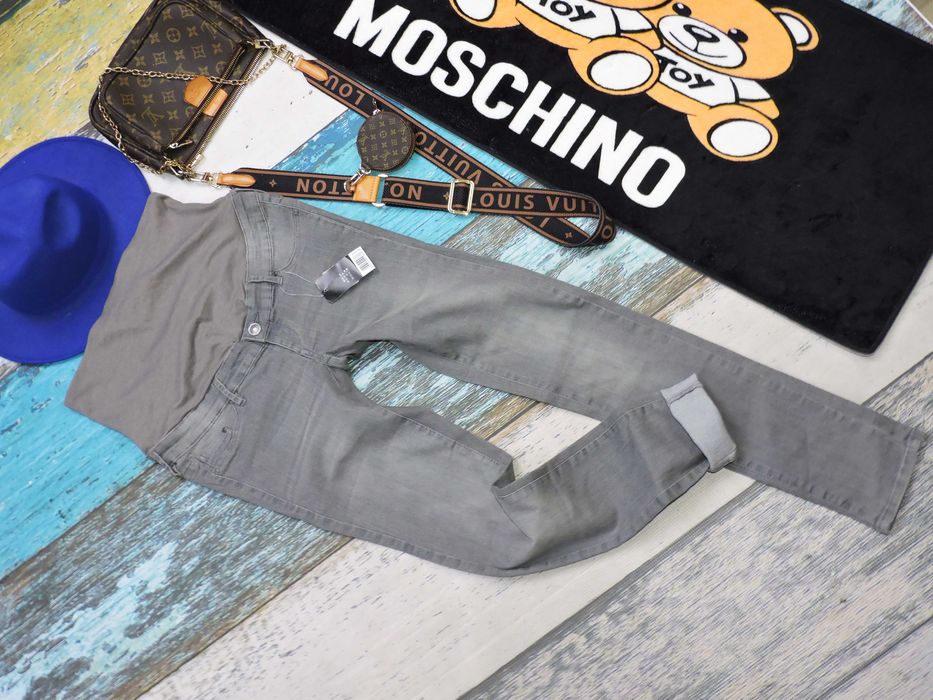 Esmara Szare Nowe ciążowe rurki jeans 34