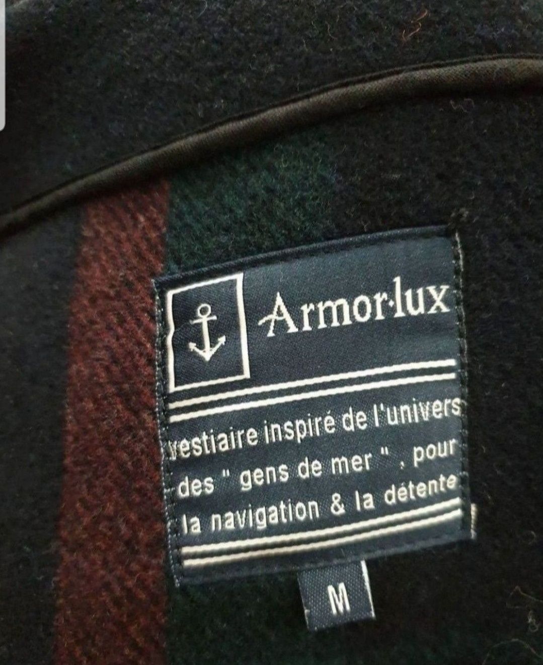 Пальто Armor Lux шерсть кашемир размер М-L тренч плащ дафлкот