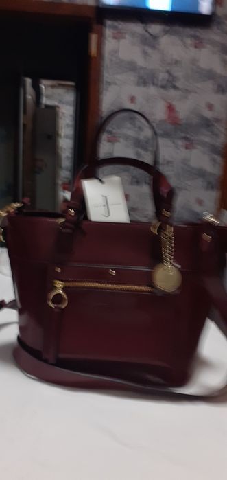 Сумка жіноча темно вишнева