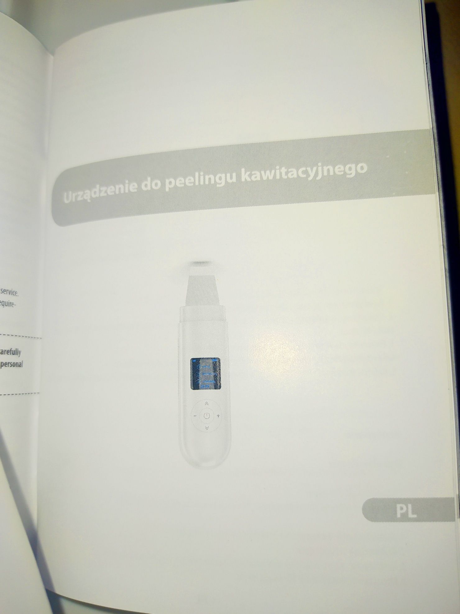 Urządzenie do peelingu kawitacyjnego