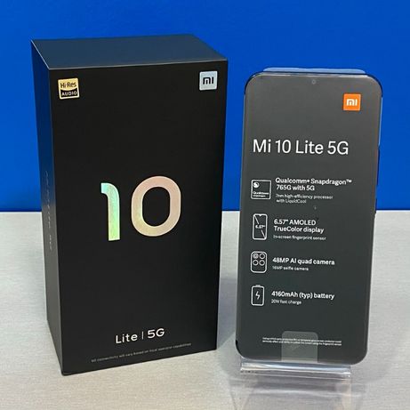 Xiaomi Mi 10 Lite 5G (6GB/128GB) - Grey - NOVO - 2 ANOS DE GARANTIA